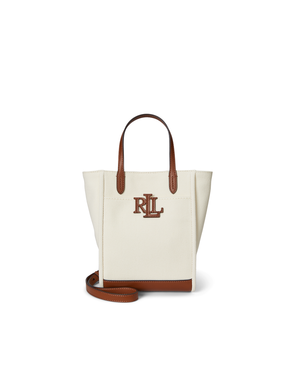 Réplique de sac à main pour femme Ralph Lauren de qualité SA – Imitation haut de gamme 1:1 du modèle original Lauren – Réplique de haute qualité du sac fourre-tout en toile Cameryn (petit format)