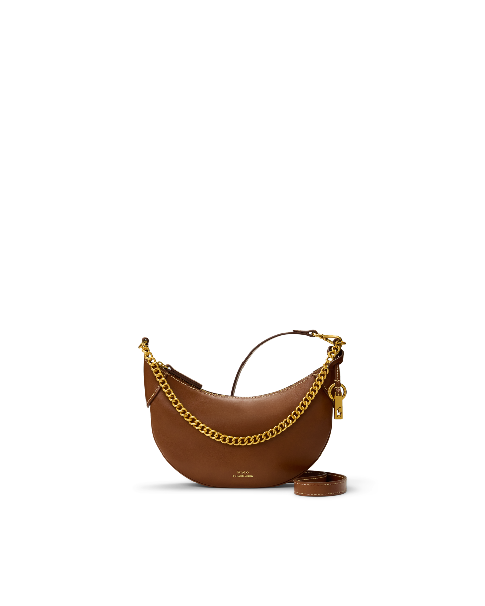 Réplique de sac à main pour femme Ralph Lauren de haute qualité (A-grade) : réplique 1:1 du modèle original Polo Ralph Lauren, imitation de haute qualité du mini-sac à chaîne en cuir Polo ID