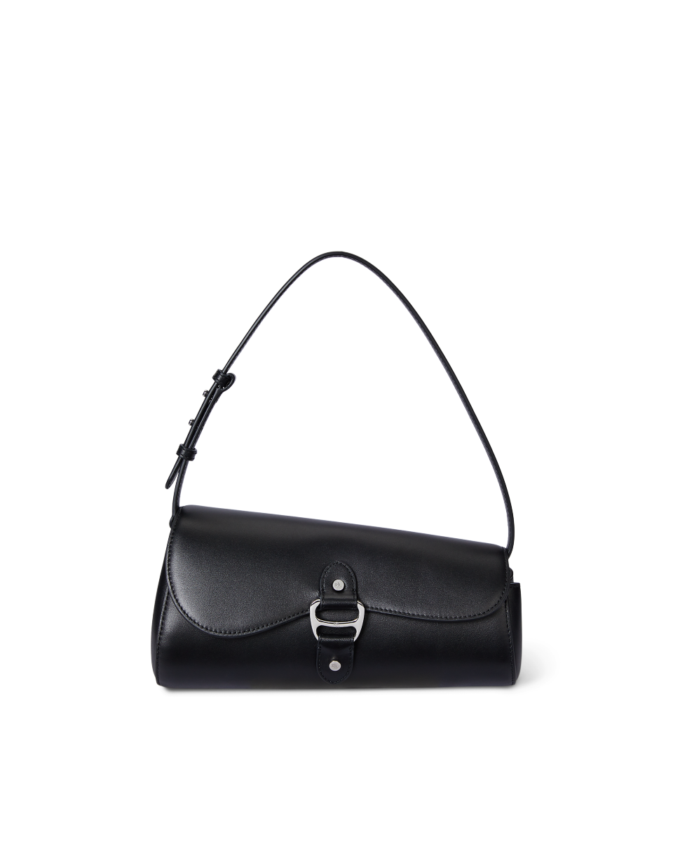 Réplica de un bolso de mujer de Ralph Lauren de categoría SA, imitación de alta calidad. Réplica 1:1 del modelo original de Lauren: bolso largo de piel Tasha, tamaño mediano.