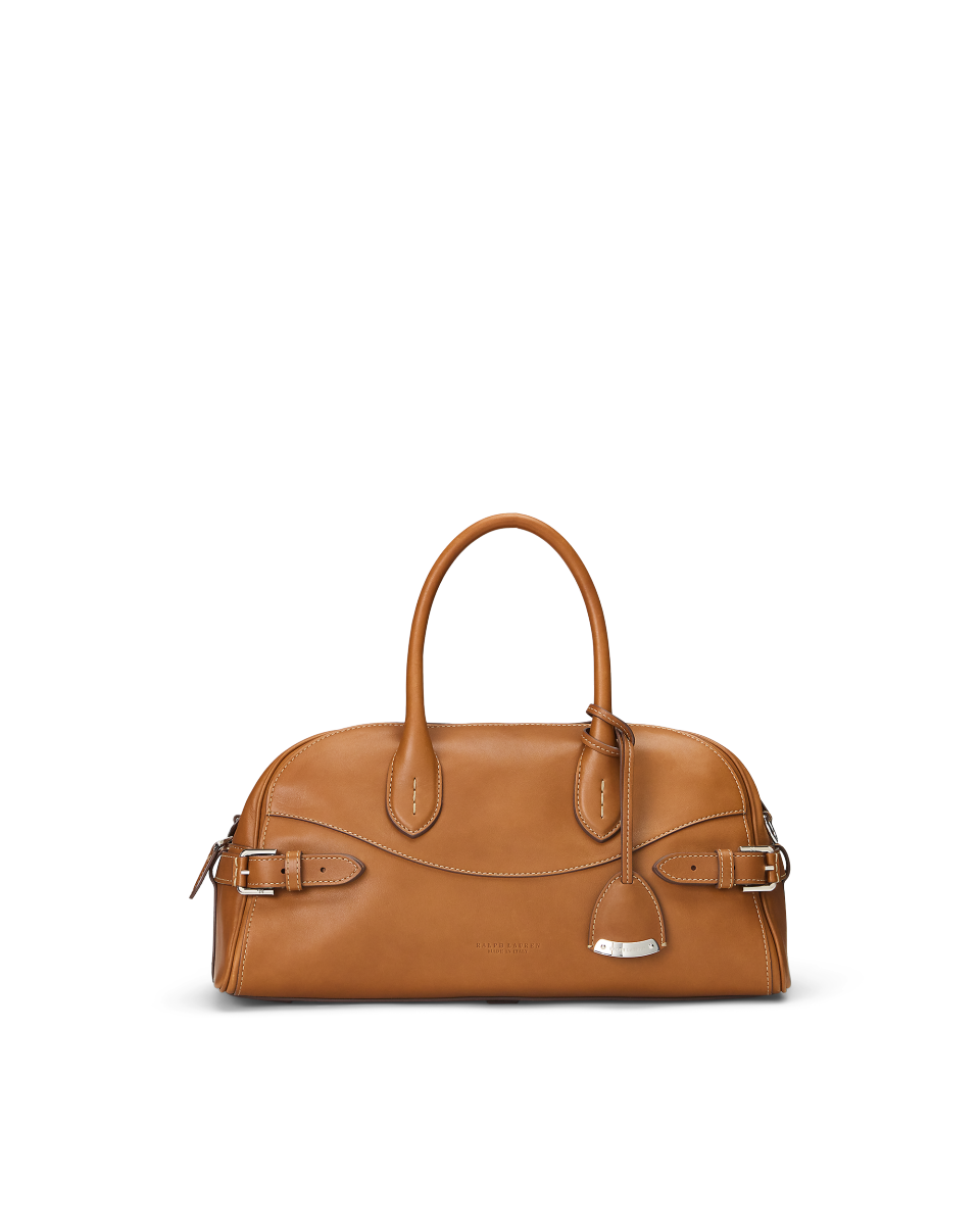 复刻SA级Ralph Lauren高仿平替女士包款 1:1原单Ralph Lauren Collection高品质仿制品皮革保龄球包
