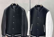 纪梵希拼皮夹克外套