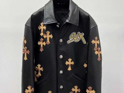 克罗心真皮夹克