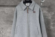 Miumiu*缪缪 24FW早秋新款太空棉拉链外套