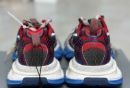  巴黎世家十代第42色 美国队蓝红