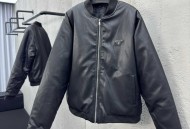 普拉达飞行员羊皮夹克外套