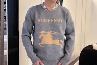 巴宝莉 秋冬经典翻领羊毛衫