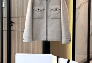 Berluti  秋冬 羊绒羊毛呢双面拉链衬衫外套