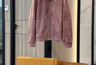 MONOGRAM 压纹皮革运动夹克