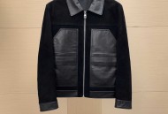 LV 黑色工装麂皮外套