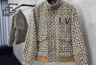 LOUIS VUITTON 千鸟格老花夹克外套