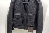 LV牛皮战术外套 V领