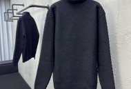 普拉达弹丝高领针织毛衣