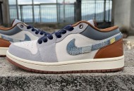 Jordan 乔1AJ1 低帮白蓝色，