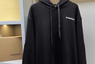 巴宝莉  战马马术骑士印花棉质连帽卫衣