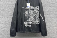 巴宝莉 马术骑士徽标尼龙外套