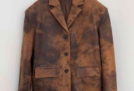 miumiu 情侣款 超大宽松羊皮西服