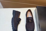 菲拉格慕高帮商务休闲皮鞋