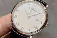 宝珀6651-1127-55B搪瓷白手表