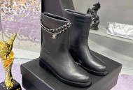 香奈儿链条四叶草平底鞋