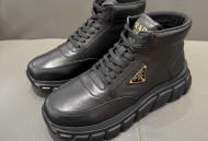 普拉达高帮运动鞋