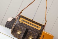 lv女包M40045老花 