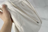 杰尼亚 25秋冬时尚老钱风羊毛裤