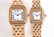 卡地亚猎豹系列最新陶瓷白罗马面