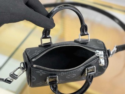 LV NANO SPEEDY 手袋 型号：M26573黑花