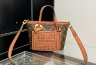 NEVERFULL INSIDE OUT BB手袋 型号：M12209老花棕色皮