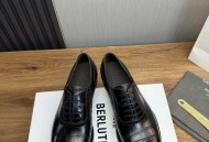 Berlut* 布鲁提.新款男士手工擦色正装皮鞋