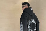 克罗心新款加绒拉链卫衣外套