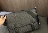 蔻驰新款CAH92 CAH91男士翻盖邮差包