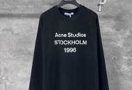 Acne新款1996系列复古水洗磨破做旧版印花字母
