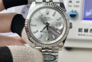 劳力士日志系列银日志