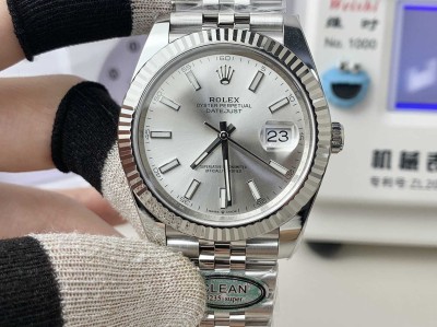 劳力士日志系列银日志