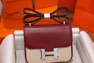  爱马仕 Constance 19cm box爱马仕红银扣