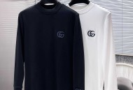 古奇  GUCCI  2025ss新款 长袖 圆领  打底衫  T恤