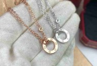 卡地亚经典LOVE小圆环双层项链 