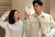 LV棋盘格渐变提花圆领毛衣