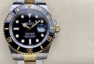 劳力士41mm间金黑水鬼