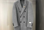 古奇羊毛肯希顿大衣