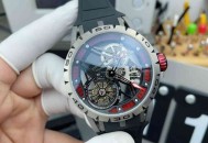 罗杰杜彼王者系列红盘陀飞轮腕表（型号如RDDBEX0479）