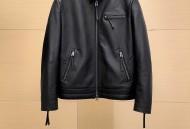 TOM FORD 2025秋冬机车皮夹克