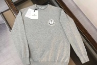 蒙口休闲套头针织毛衣