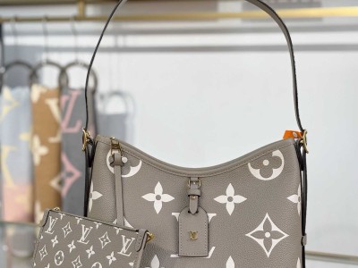 LV CARRYALL 小号手袋 型号：M47180灰色