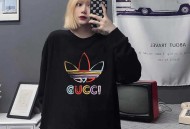 古奇  时尚圆领卫衣