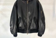 Balenciaga巴黎世家系列最新款飞行皮夹克